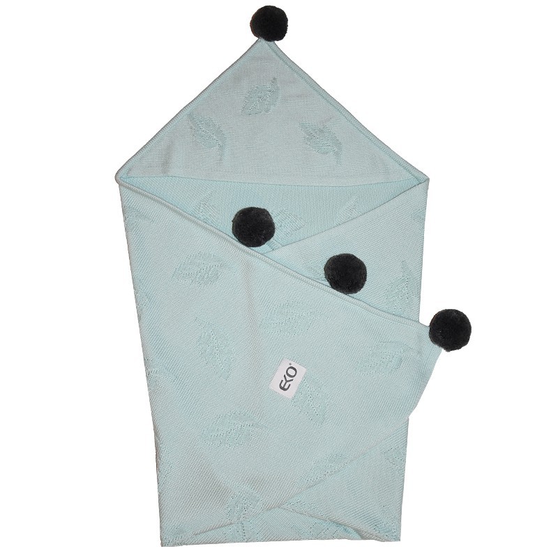 Dečka bambus "LEAVES" TURQUOISE