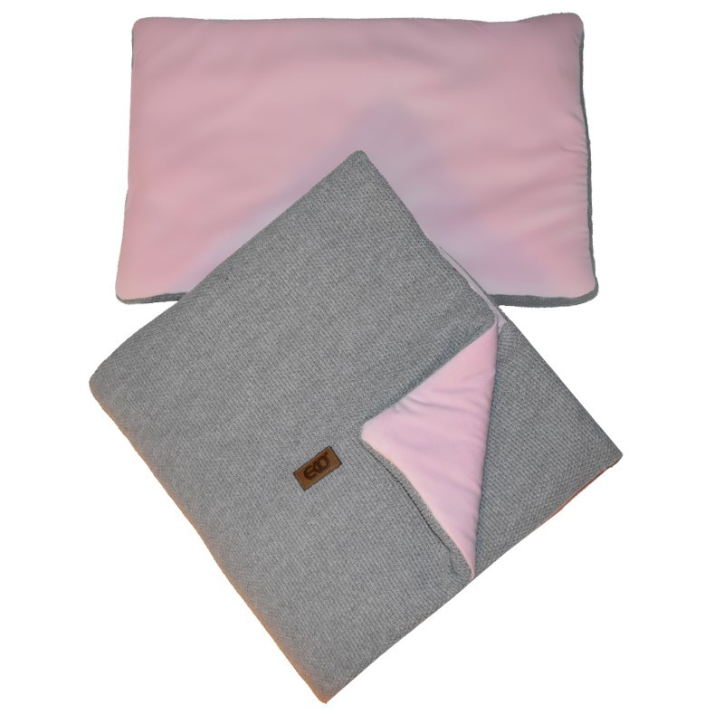 Adīts mazuļu gultasveļas komplekts VELVET GREY Adīts mazuļu gultasveļas komplekts VELVET GREY