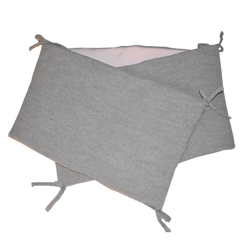 Adīts mazuļu gultasveļas komplekts VELVET GREY Adīts mazuļu gultasveļas komplekts VELVET GREY