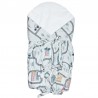 Printed Cotton Swaddle Blanket STREET