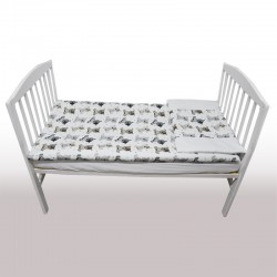 Set fürs Bettchen aus bedruckter Baumwolle 135x100 cm