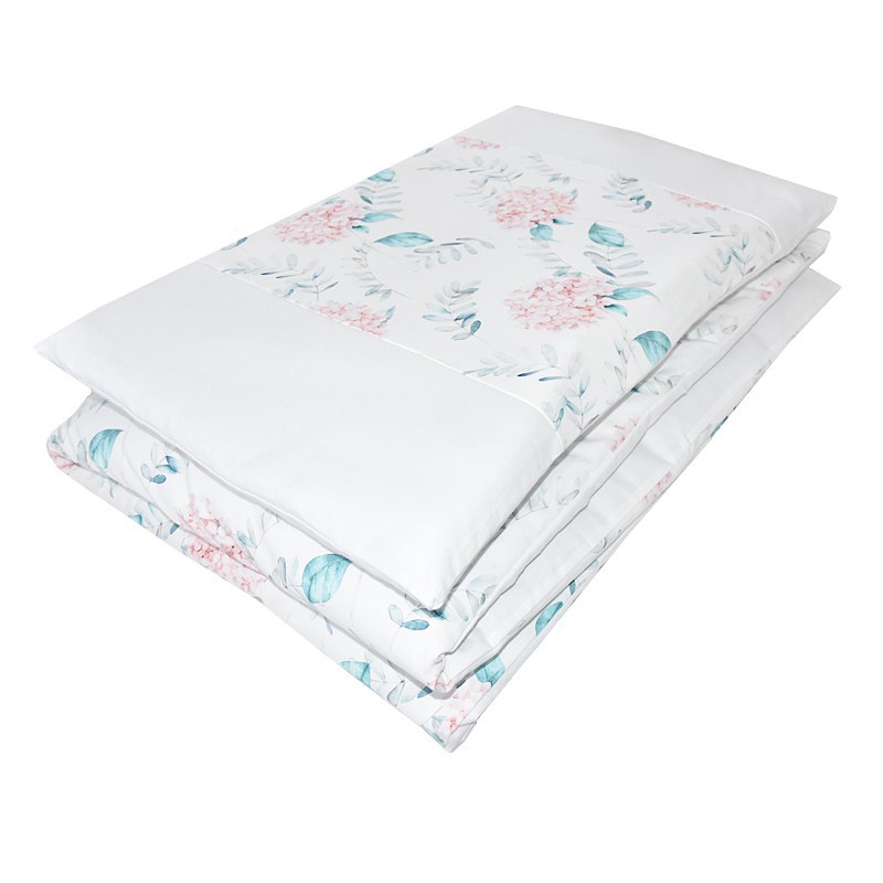 Set fürs Bettchen aus bedruckter Baumwolle 135x100 cm HYDRANGEA