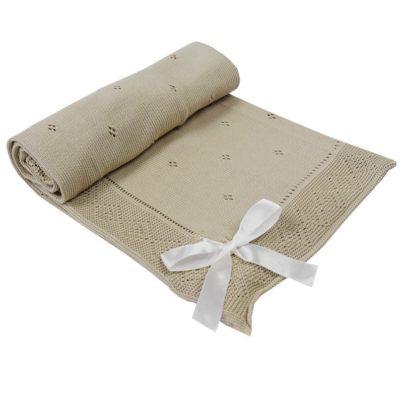 RIBBON Blanket BEIGE