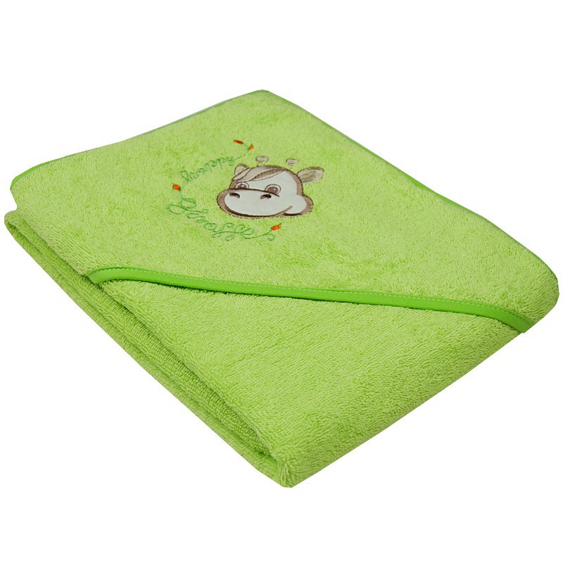 Little giraffe hooded towel GREEN Little giraffe hooded towel GREEN