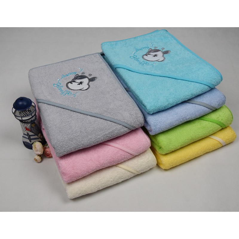 Little giraffe hooded towel GREEN Little giraffe hooded towel GREEN