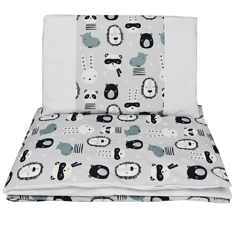 Set posteljine - 3-dijelovi 135x100 cm ANIMAL MASKS Set posteljine - 3-dijelovi 135x100 cm ANIMAL MASKS