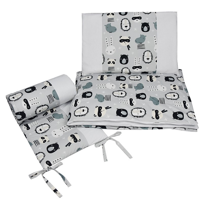 Set posteljine - 3-dijelovi 135x100 cm ANIMAL MASKS Set posteljine - 3-dijelovi 135x100 cm ANIMAL MASKS