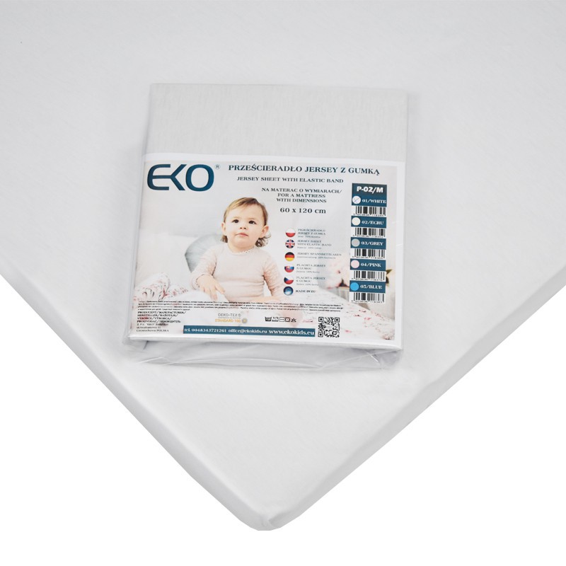 Drap jersey avec élastique WHITE