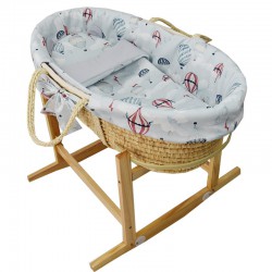 Moses basket with basket...