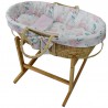 Moses basket with basket stand and equipment
