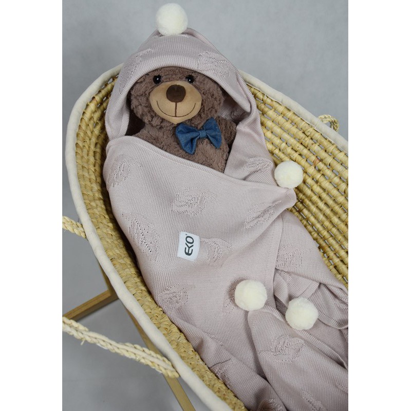 Плед бамбук "LEAVES" ROSE PINK Плед бамбук "LEAVES" ROSE PINK