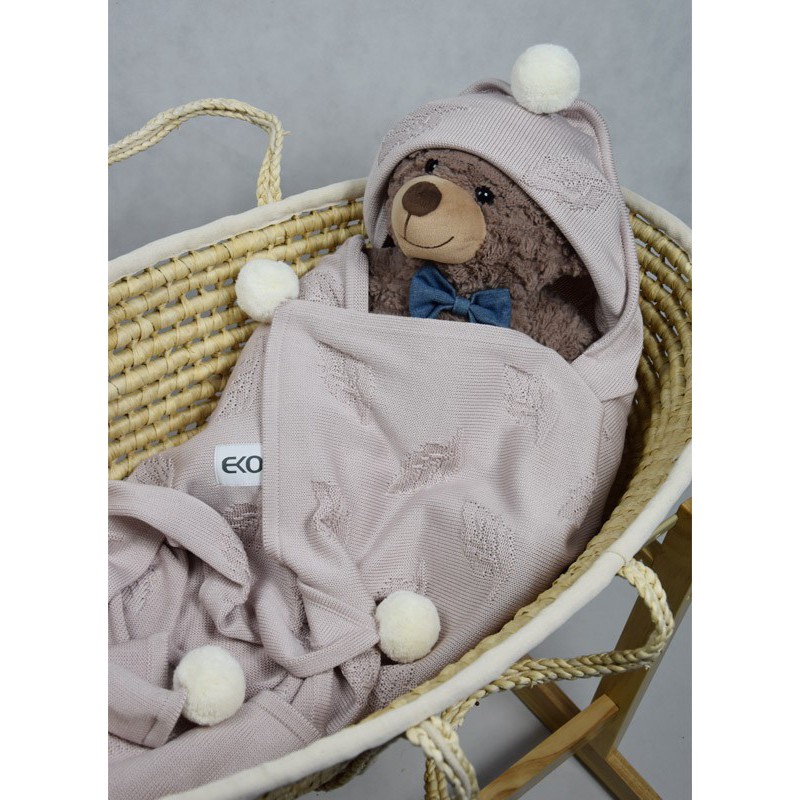 Bambusdecke "LEAVES" ROSE PINK Bambusdecke "LEAVES" ROSE PINK