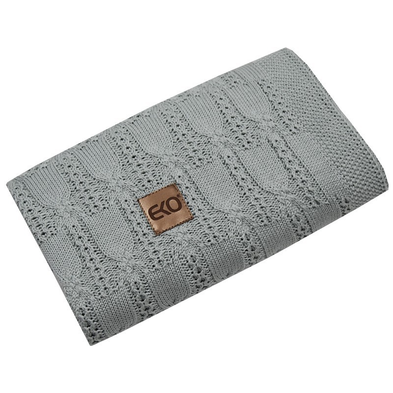 Couverture en coton LIGHT GREY Couverture en coton LIGHT GREY