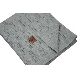 Strickdecke LIGHT GREY