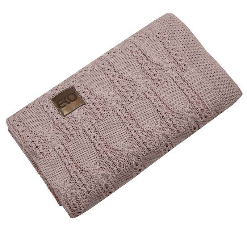 Cotton blanket ROSE PINK