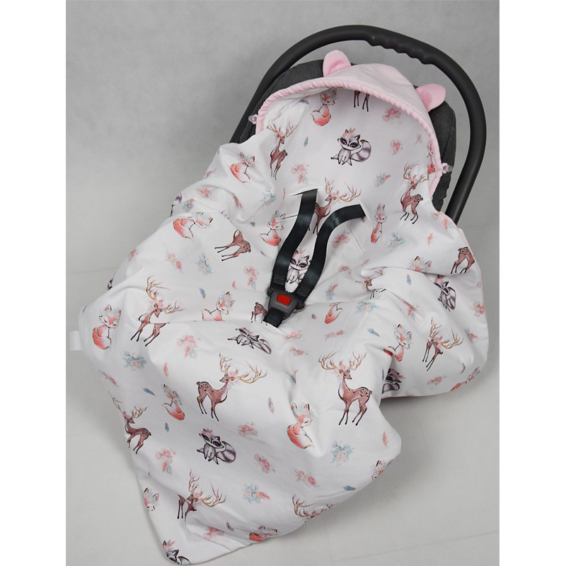 Schlafsack für den Kindersitz VELVET WHALE