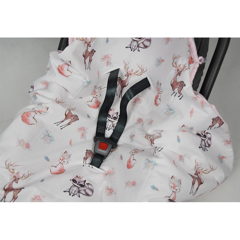 Schlafsack für den Kindersitz VELVET WHALE