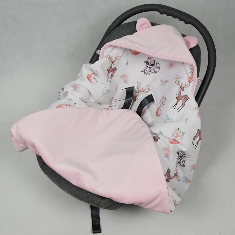 Schlafsack für den Kindersitz VELVET WHALE