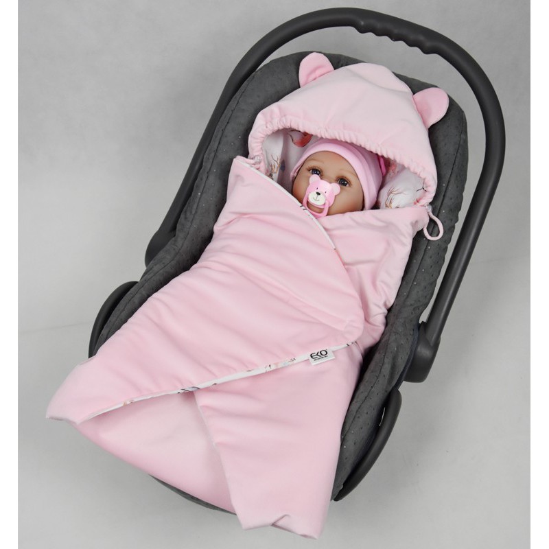 Schlafsack für den Kindersitz VELVET WHALE