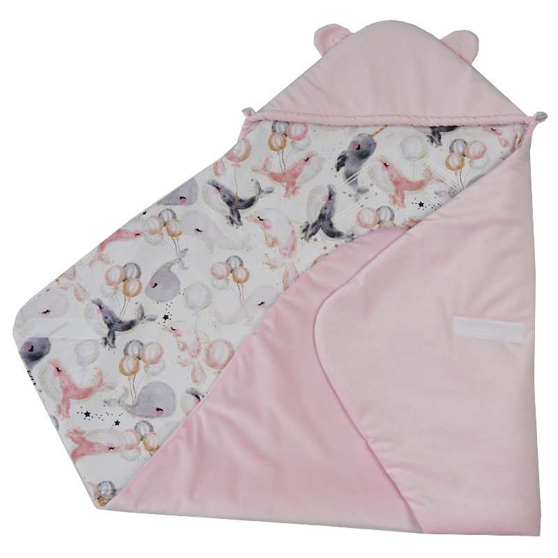 Schlafsack für den Kindersitz VELVET WHALE