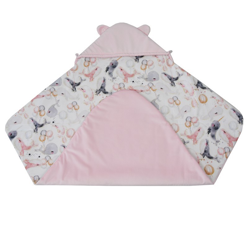 Schlafsack für den Kindersitz VELVET WHALE