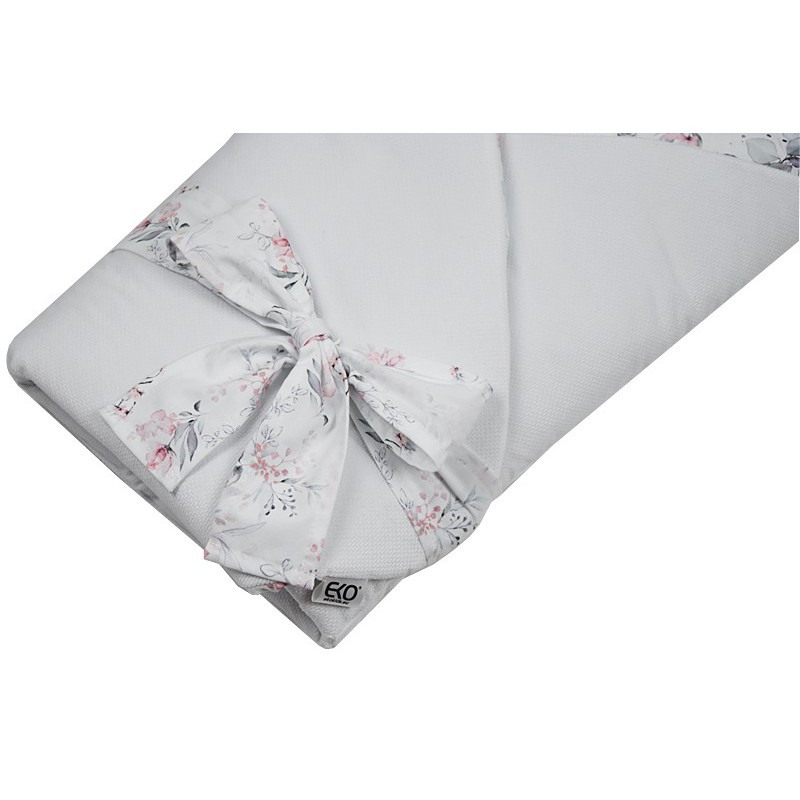 VELVET Cotton Swaddle Blanket ROSES EKO VELVET Cotton Swaddle Blanket ROSES EKO