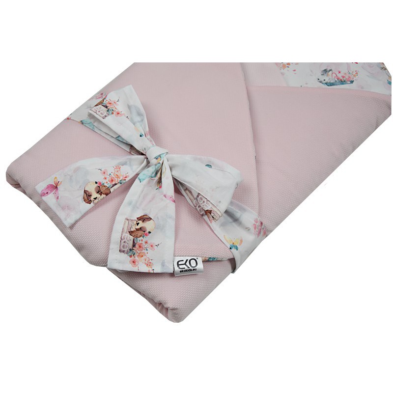 VELVET Cotton Swaddle Blanket GIRL VELVET Cotton Swaddle Blanket GIRL