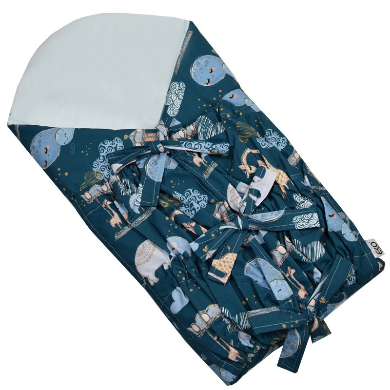 Конверт из хлопка с принтом и кокосовым вкладышем AMUSEMENT PARK Конверт из хлопка с принтом и кокосовым вкладышем AMUSEMENT PARK