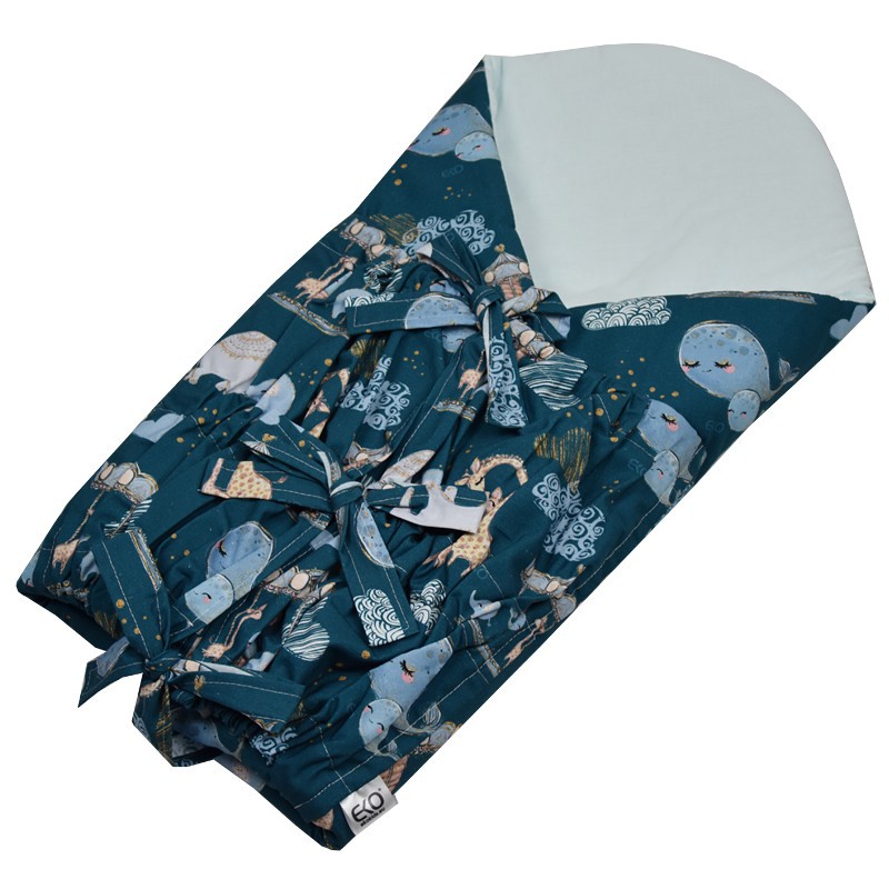 Zavinovačka bavlnená s potlačou AMUSEMENT PARK