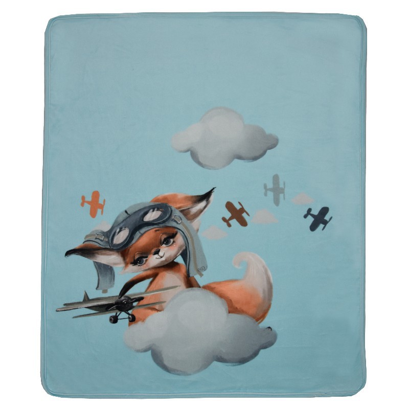 Double sided blanket AVIATOR