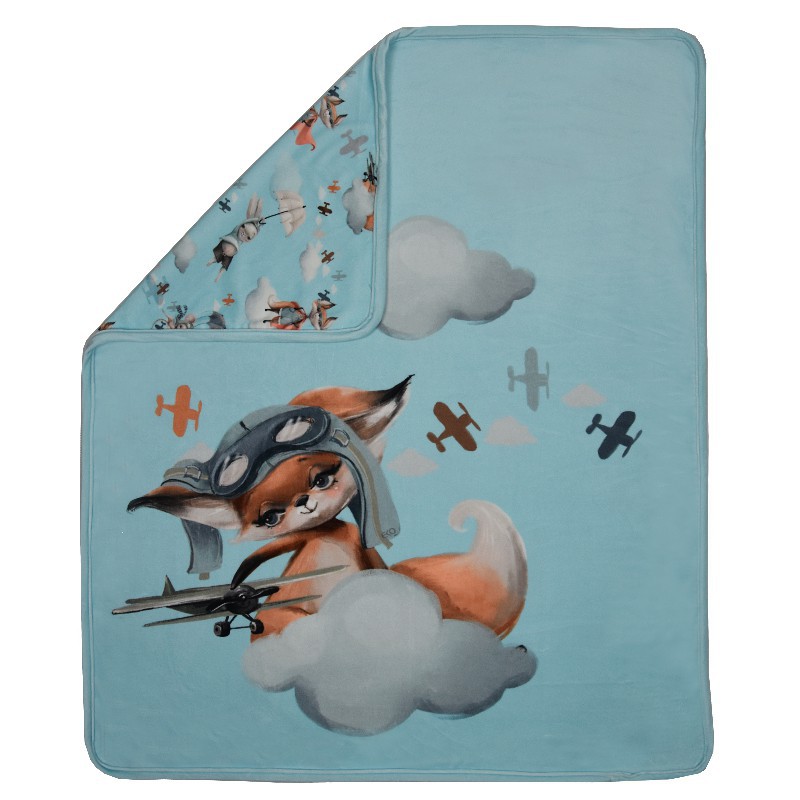 Double sided blanket AVIATOR