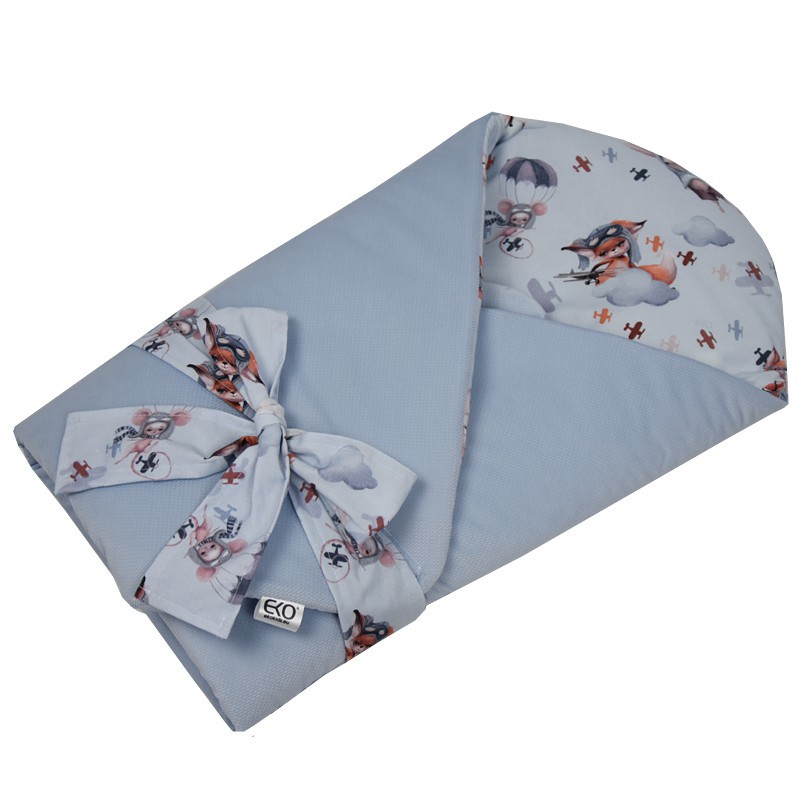 VELVET Cotton Swaddle Blanket AVIATOR VELVET Cotton Swaddle Blanket AVIATOR