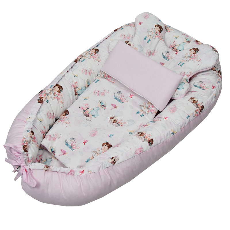 Babynest und Set aus Baumwolle Babynest und Set aus Baumwolle