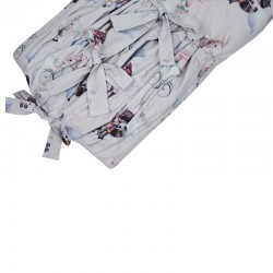 Printed Cotton Swaddle Blanket with Coconut