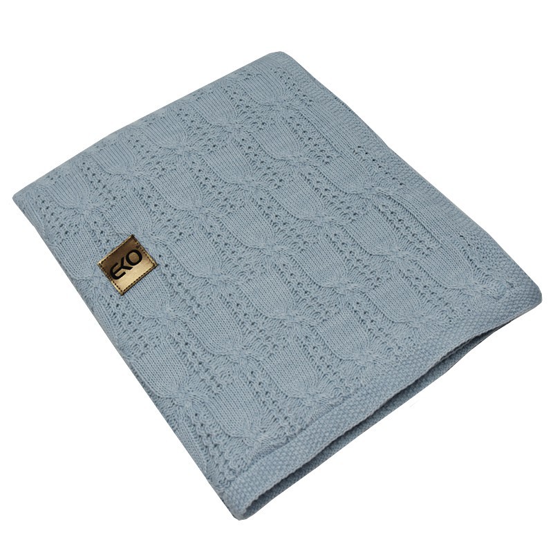 Knitted blanket  with fur fabric lining AVIATOR