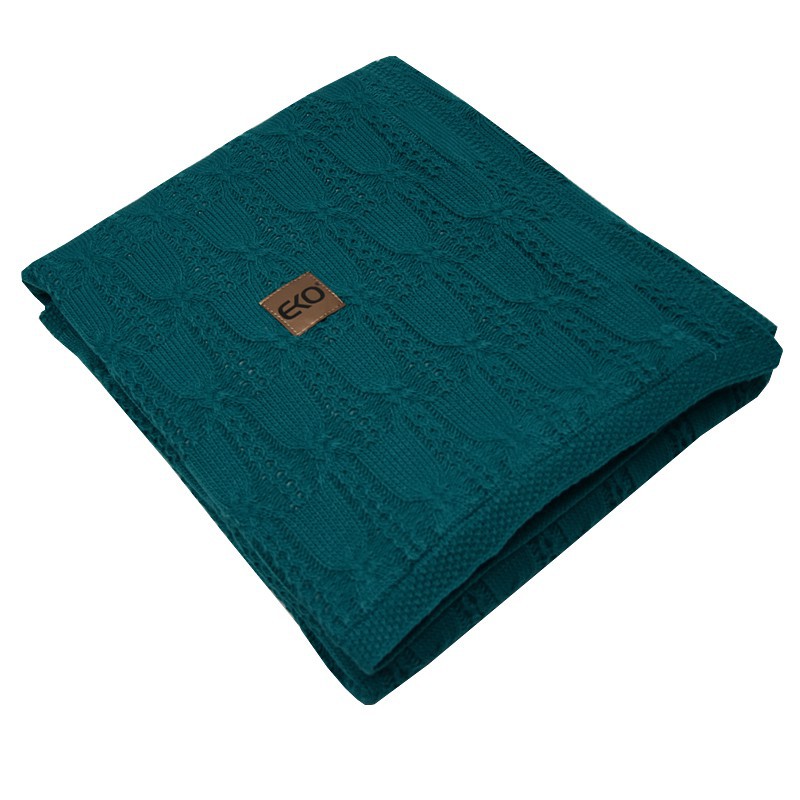 Knitted blanket  with fur fabric lining AMUSEMENT PARK