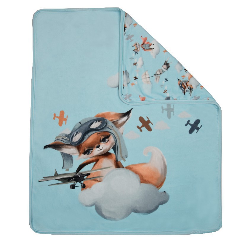 Zweiseitige Kuscheldecke AVIATOR Zweiseitige Kuscheldecke AVIATOR