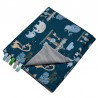 Blanket and play mat with VELVET fabric lining