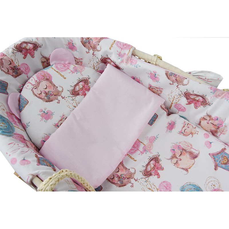 Moses basket with basket stand and equipment Moses basket with basket stand and equipment