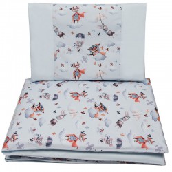 Set fürs Bettchen aus bedruckter Baumwolle 135x100 cm