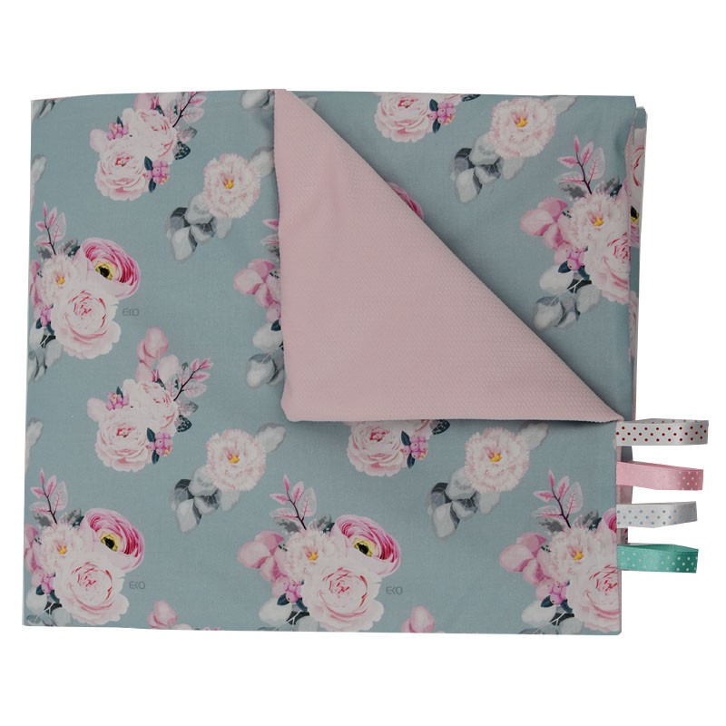 Couverture de jeu avec doublure en VELVET MINT GARDEN Couverture de jeu avec doublure en VELVET MINT GARDEN