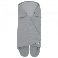 Schlafsack für den Kindersitz GREY/BLUE