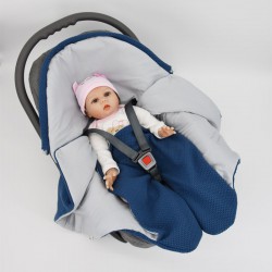 Schlafsack für den Kindersitz JEANS