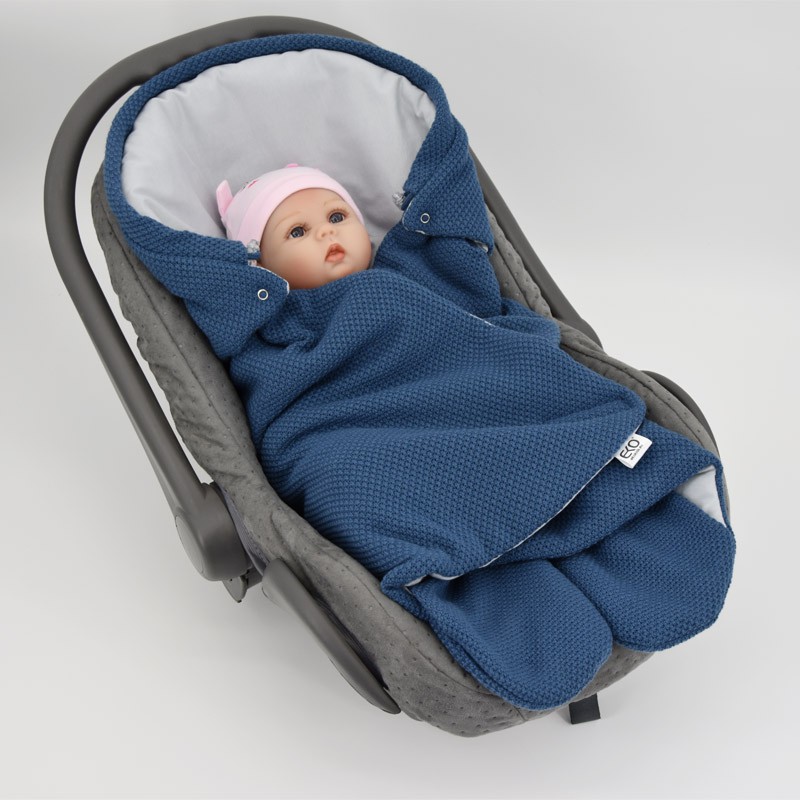 Schlafsack für den Kindersitz JEANS