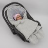 Schlafsack für den Kindersitz LIGHT GREY