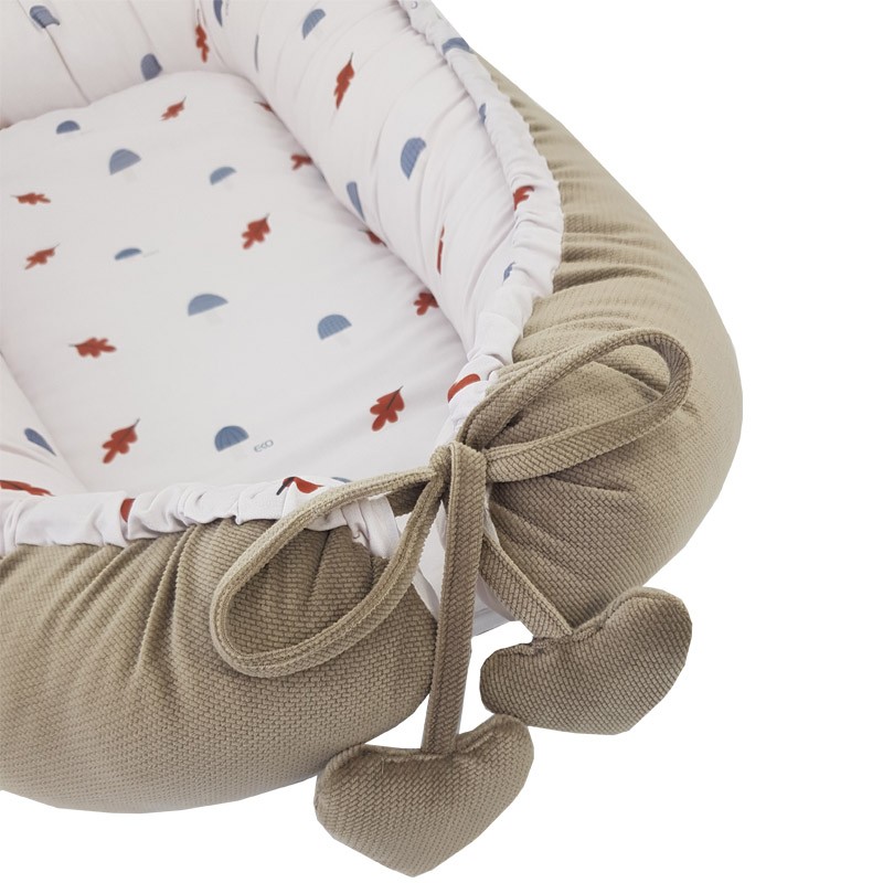VELVET baby cocoon MUSHROOMS VELVET baby cocoon MUSHROOMS