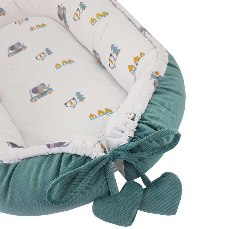VELVET gnijezdo za bebe CARS