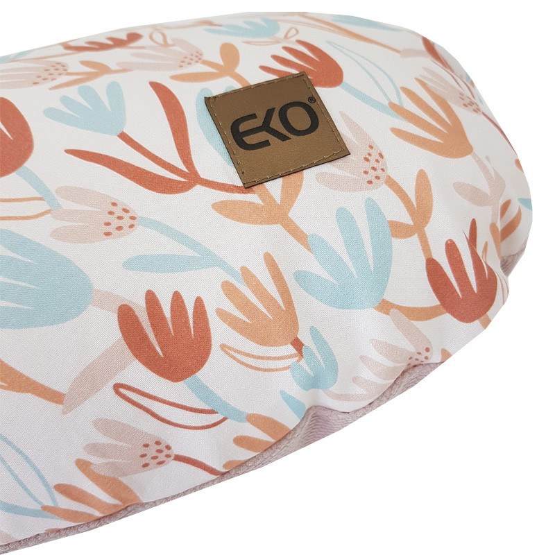 VELVET pillow for Mum and Baby BEIGE FLOWERS VELVET pillow for Mum and Baby BEIGE FLOWERS