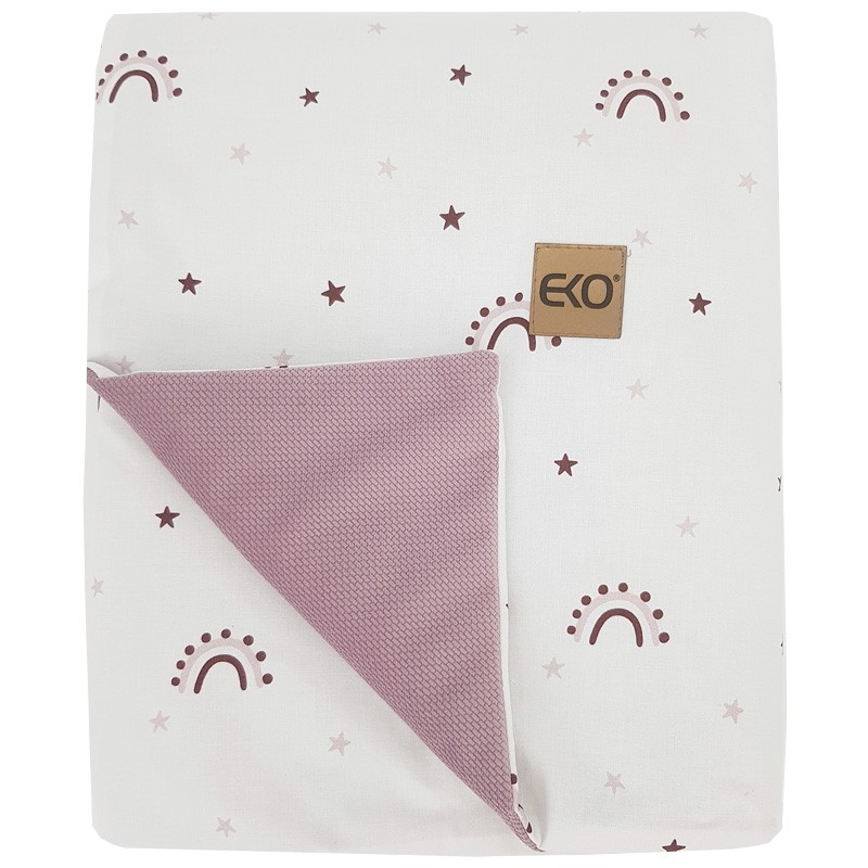 Blanket and play mat with VELVET fabric lining RAINBOWS Blanket and play mat with VELVET fabric lining RAINBOWS