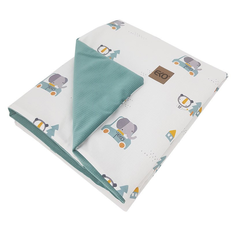 Blanket and play mat with VELVET fabric lining CARS Blanket and play mat with VELVET fabric lining CARS